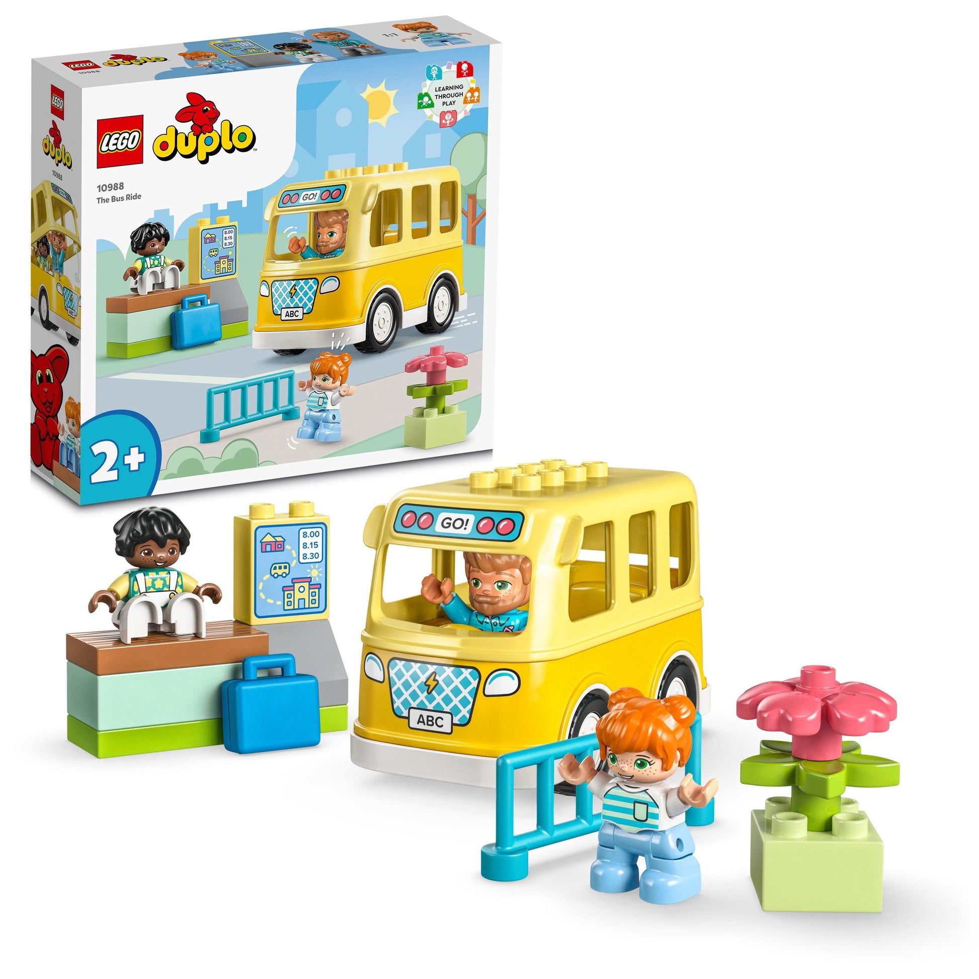 LEGO Ritje met de bus 10988 Duplo LEGO DUPLO @ 2TTOYS | Official LEGO shop😊🥰 LEGO €. 16.99