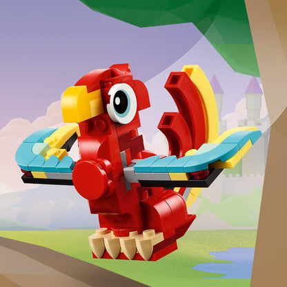 LEGO Rode Draak 31145 Creator 3 in 1 LEGO CREATOR 3 IN 1 @ 2TTOYS | Official LEGO shop😊🥰 LEGO €. 8.49