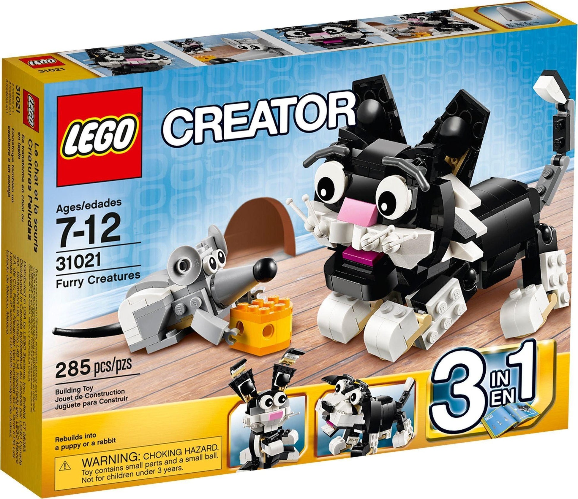 LEGO Snoezige Dieren 31021 Creator 3 in 1 LEGO CREATOR @ 2TTOYS LEGO €. 14.99