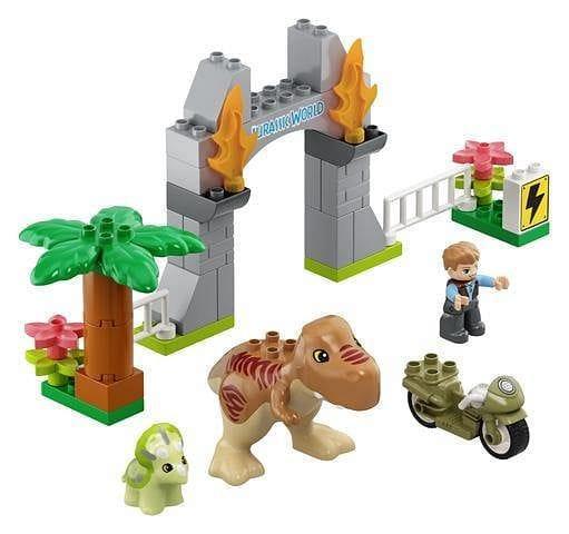 LEGO T. rex en Triceratops dinosaurus ontsnapping 10939 DUPLO LEGO JURASSIC WORLD @ 2TTOYS LEGO €. 29.74