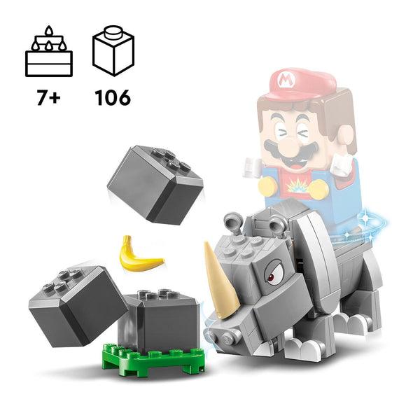 LEGO Uitbreidingsset: Rambi de neushoorn 71420 SuperMario LEGO @ 2TTOYS | Official LEGO shop😊🥰 LEGO €. 8.48