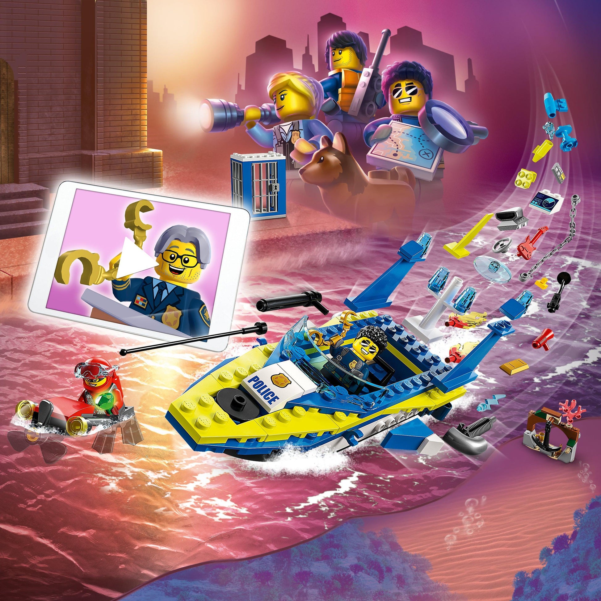 LEGO Water politie detective missie 60355 City LEGO CITY POLITIE @ 2TTOYS | Official LEGO shop😊🥰 LEGO €. 25.48