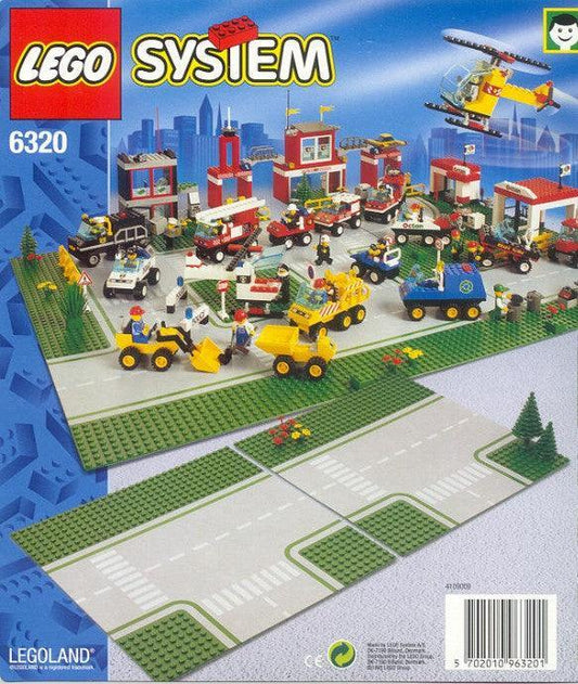 LEGO Wegenplaten, kruising 6320 Town LEGO Town @ 2TTOYS LEGO €. 6.00