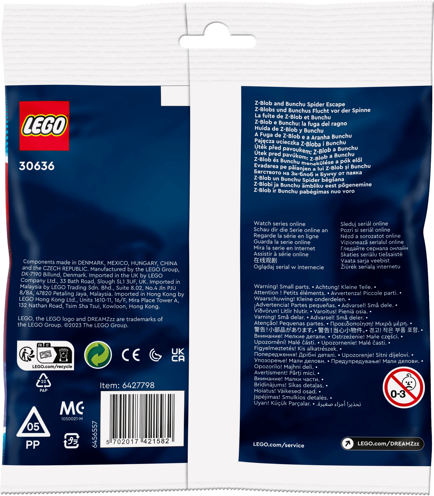 LEGO Z-Blob en Bunchu spinontsnapping 30636 Dreamzzz LEGO @ 2TTOYS | Official LEGO shop😊🥰 LEGO €. 4.99