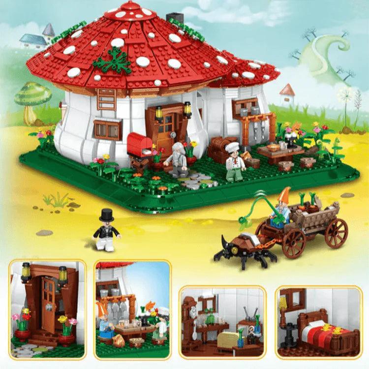 Mushroom house / Paddestoel huisje 2232 delig BLOCKZONE @ 2TTOYS BLOCKZONE €. 142.49