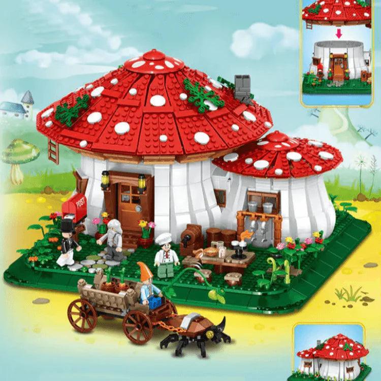 Mushroom house / Paddestoel huisje 2232 delig BLOCKZONE @ 2TTOYS BLOCKZONE €. 142.49