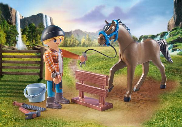 PLAYMOBIL Hoefsmid: Ben & Achilles 71357 Horses of Waterfall PLAYMOBIL HORSES OF WATERFALL @ 2TTOYS | Official LEGO shop😊🥰 PLAYMOBIL €. 12.49