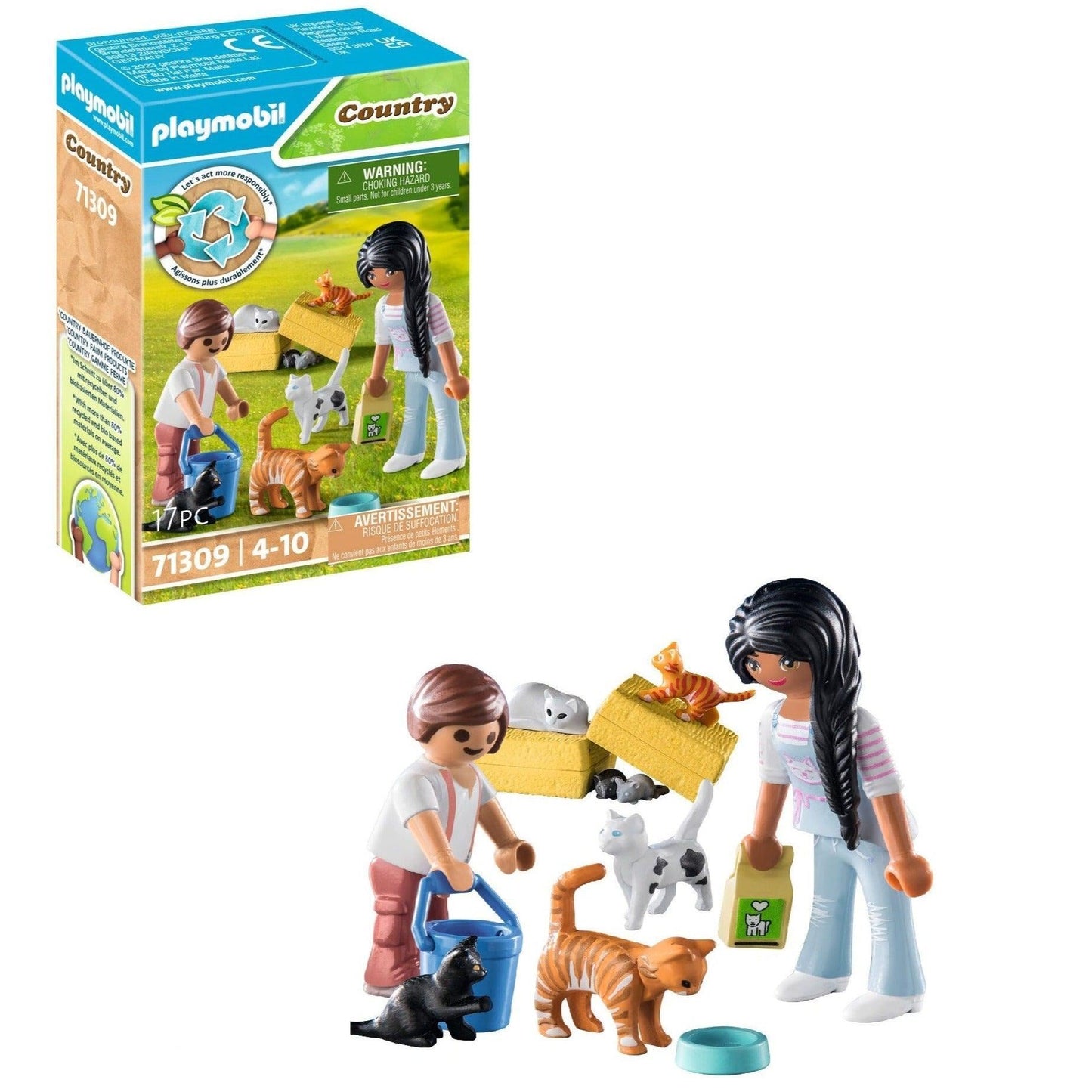 PLAYMOBIL Kattenfamilie 71309 Country PLAYMOBIL CITY LIFE @ 2TTOYS | Official LEGO shop😊🥰 PLAYMOBIL €. 6.99