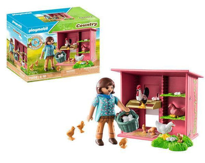 PLAYMOBIL Kippenhok 71308 Country PLAYMOBIL CITY LIFE @ 2TTOYS PLAYMOBIL €. 9.99