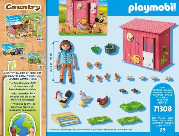 PLAYMOBIL Kippenhok 71308 Country PLAYMOBIL CITY LIFE @ 2TTOYS PLAYMOBIL €. 9.99