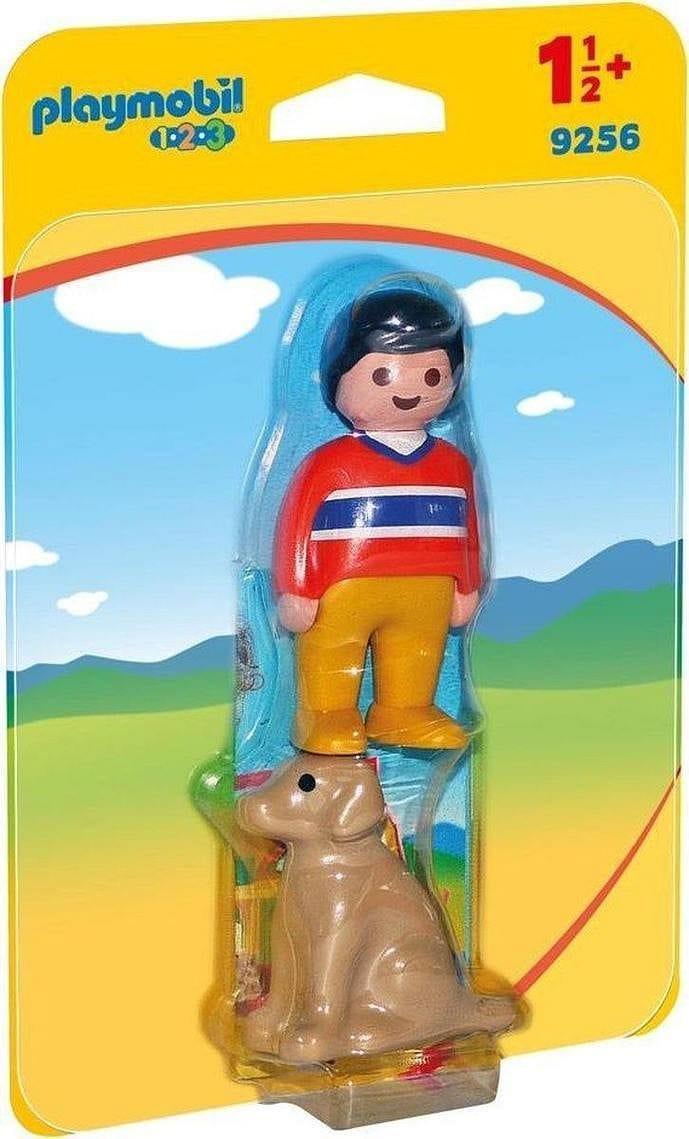 Playmobil Man met hond 9256 1,2,3 PLAYMOBIL @ 2TTOYS PLAYMOBIL €. 2.99