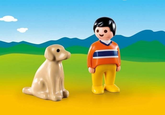 Playmobil Man met hond 9256 1,2,3 PLAYMOBIL @ 2TTOYS PLAYMOBIL €. 2.99