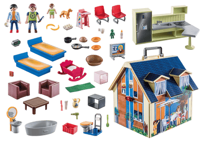 Playmobil Mijn meeneempoppenhuis 70985 Poppenhuis PLAYMOBIL POPPENHUIS @ 2TTOYS PLAYMOBIL €. 27.99