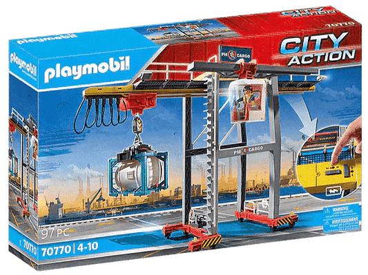 PLAYMOBIL Portaalkraan met containers 70770 City Action PLAYMOBIL @ 2TTOYS PLAYMOBIL €. 48.99